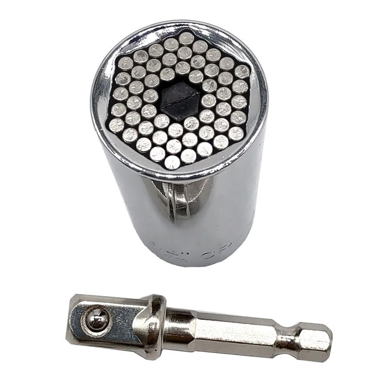 Chave Soquete de Boca Universal Inteligente Multidentado Sextavado